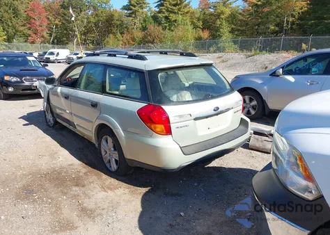 2006 Subaru Outback 2.5I z USA, uszkodzony, nr VIN 4S4BP61C467341817
